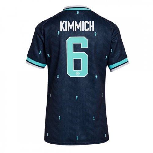 Billige Fotballdrakt Tyskland Joshua Kimmich #6 Replika Bortedrakt Dame VM 2026 Kortermet Billige Fotballdrakt Tyskland Joshua Kimmich #6 Replika Bortedrakt Dame VM 2026 Kortermet
